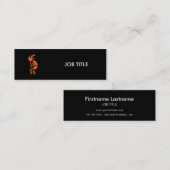 ホピフルート奏者 – 南西インディアンデザイン スキニー名刺 (正面/裏面)