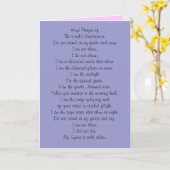 ホピー族の祈りの言葉-記念カード カード (黄色い花)