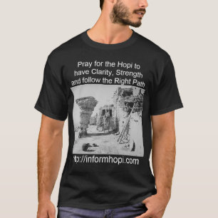 ホピー族サポートメンズワイシャツ Tシャツ