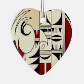 ホピー族陶器01 セラミックオーナメント (右)