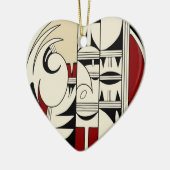 ホピー族陶器01 セラミックオーナメント (左)