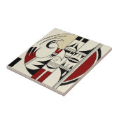 ホピー族陶器01 タイル (側面)