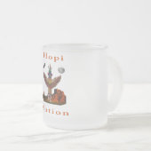 ホピ族 フロストグラスマグカップ (正面右)