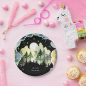 ホファイリーフォレストウッドランド誕生日 ペーパープレート (パーティー)