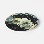 ホファイリーフォレストウッドランド誕生日 ペーパープレート (アングル)