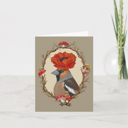 ホフィンチカードを数学する サンキューカード (正面)