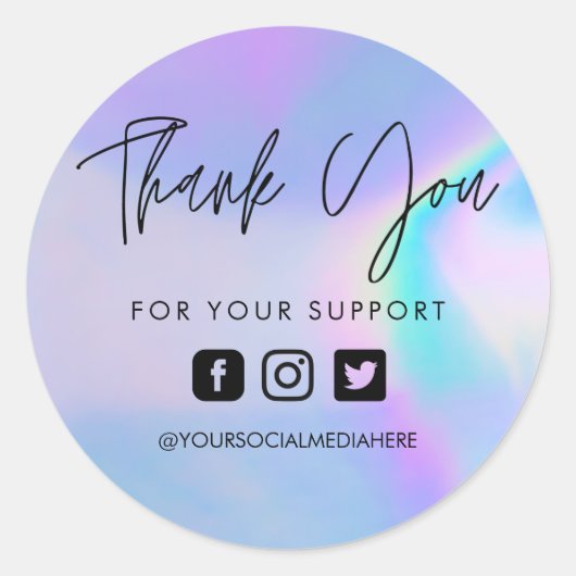 ホフェイクロカスタムサンキュービジネスクラシックラウンド ラウンドシール (正面)