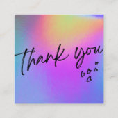 ホフェイクロハートトレンディーメディア挿入名刺 スクエア名刺 (正面)