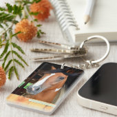 ホフプリントオンハートペットホース記念 キーホルダー (正面右)