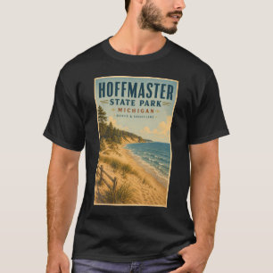 ホフマスター州立公園 ミシガン州 イラスト 旅行 Tシャツ