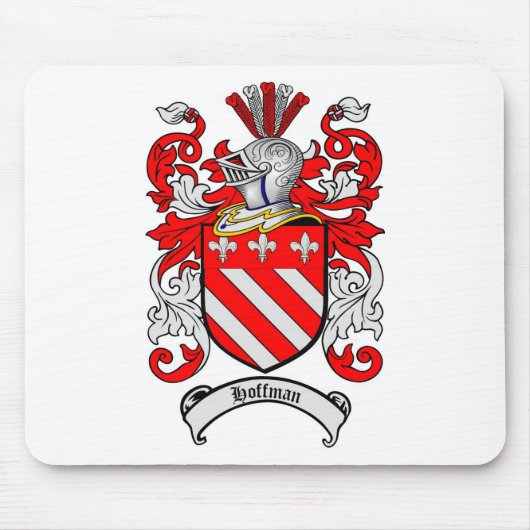ホフマンの家紋-ホフマンの紋章付き外衣 マウスパッド (正面)