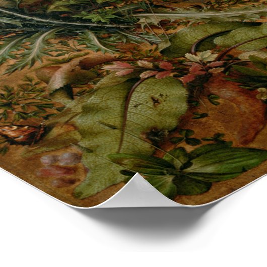 ホフマンハレフォレスト絵画自然 ポスター (角)