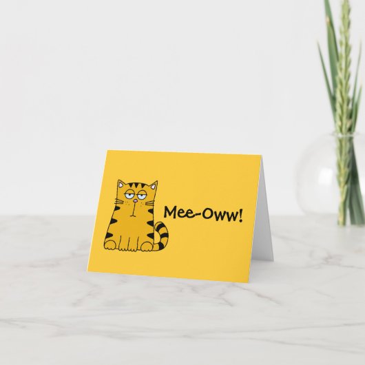 ホフム子猫 カード (正面)