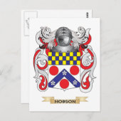 ホブソンコートオブアームズ(家紋) ポストカード (正面/裏面)