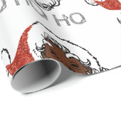 ホブラックサンタラッピング紙 ラッピングペーパー (ロールコーナー)