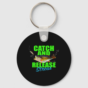ホブ用キャッチ及び放出ストレス魚釣り魚 キーホルダー