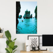 ホプウェルの岩 – ニューブランズウィック ポスター (ホームオフィス)