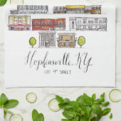 ホプキンズビルKYキッチンタオル キッチンタオル (折り畳み)