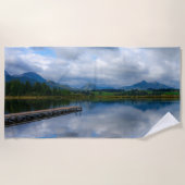 ホプフェンシー – バイエルン – アルガウ – ドイツ ビーチタオル (正面)