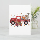 ホペットかぼちゃトラック感謝提供ハロウィーンギフト シーズンカード (スタンド正面)