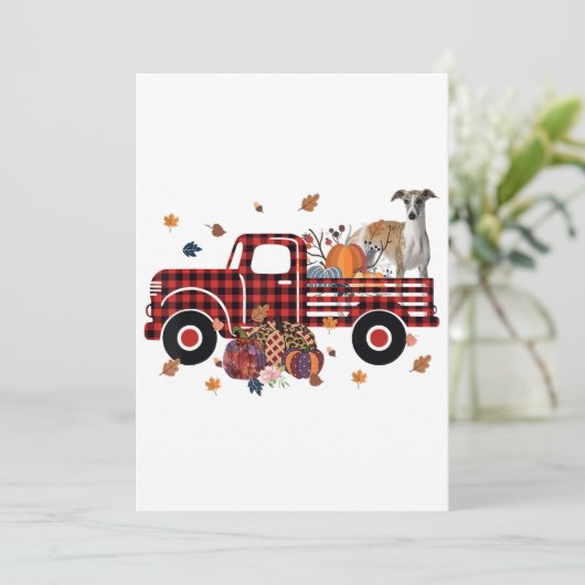 ホペットかぼちゃトラック感謝提供ハロウィーンギフト シーズンカード (スタンド正面)