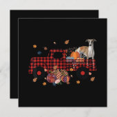 ホペットかぼちゃトラック感謝提供ハロウィーンギフト 招待状 (正面/裏面)