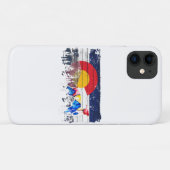 ホペットのスナップ犬 |太陽と山 Case-Mate iPhoneケース (裏面(横))