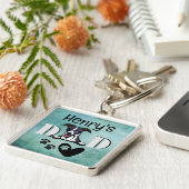 ホペットパーソナライズされたのぞき キーホルダー (側面)