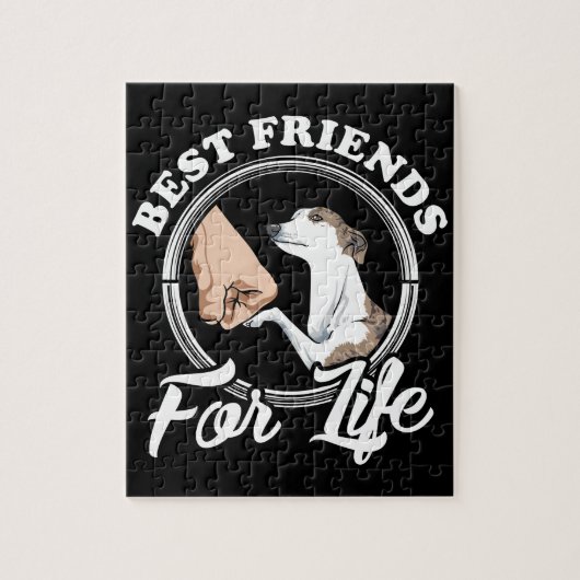 ホペット恋人ギフトホペット愛好家の汗 ジグソーパズル (縦)