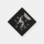 ホペット犬の解剖学 スタンダードカクテルナプキン (角)