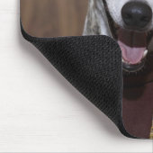 ホペット犬を着飾って賭博台 マウスパッド (コーナー)