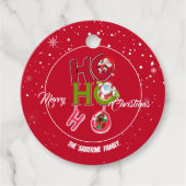 ホホおもしろいホレトロクリスマス フェイバータグ (正面)