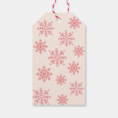 ホホおもしろいレトロサンタクリスマスパーティー ギフトタグ (裏面)