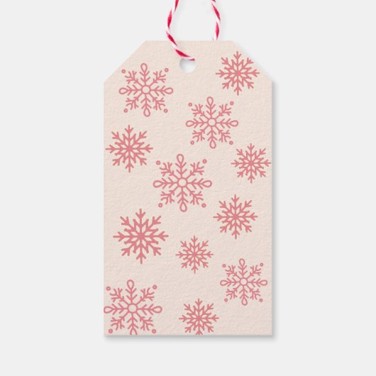 ホホおもしろいレトロサンタクリスマスパーティー ギフトタグ (裏面)