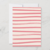 ホホおもしろいレトロサンタクリスマスパーティー 招待状 (裏面)