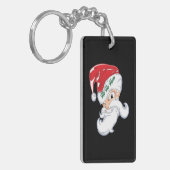 ホホお洒落ホサンタクリスマスタイム キーホルダー (正面左)
