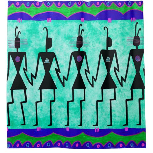 ホホクムシャワーカーテン シャワーカーテン (正面)