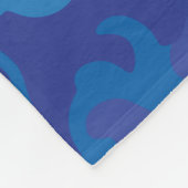 ホホジロザメのおもしろいな漫画 フリースブランケット (角)