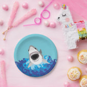 ホホジロザメのおもしろいな漫画 ペーパープレート (パーティー)