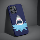 ホホジロザメのキャラクター iPhoneケース