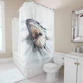 ホホジロザメの壊れ目 シャワーカーテン (インサイチュ)