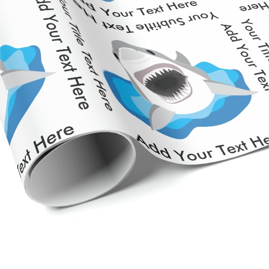 ホホジロザメの攻撃 ラッピングペーパー (ロールコーナー)