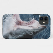 ホホジロザメの頭部 Case-Mate iPhoneケース (裏面(横))