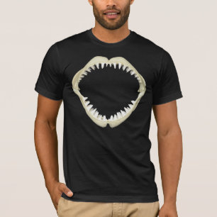 ホホジロザメの顎2 (精製される) Tシャツ