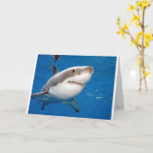 ホホジロザメ カード (黄色い花)