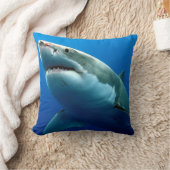 ホホジロザメ クッション (ブランケット)