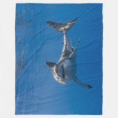 ホホジロザメ フリースブランケット (正面)