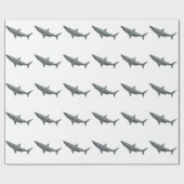 ホホジロザメ ラッピングペーパー (フラット)