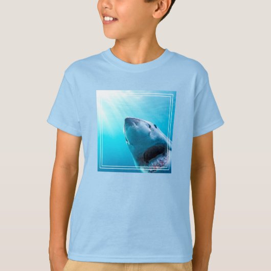 ホホジロザメ | 南アフリカ Tシャツ (正面)