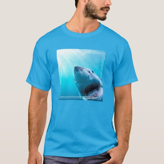 ホホジロザメ | 南アフリカ Tシャツ (正面)